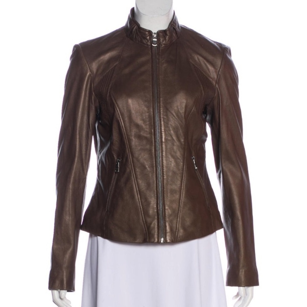 Andrew Marc leather coat